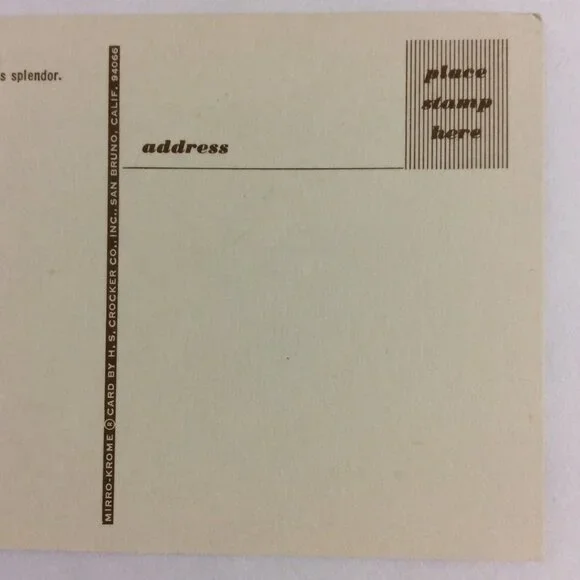 VINTAGE Post Card Old Faithful Geyser Yellowstone - Picture 12 of 12